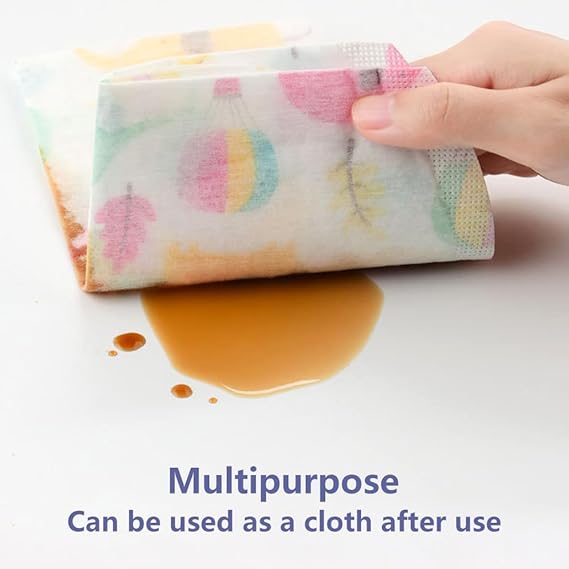 10 Pcs Disposable Baby Bibs, Baby Bibs for Eating, Disposable Bibs for Toddlers 1-3, Travel & Daycare Essentials, for Toddler Feeding, Individually Packaged with Catcher and Leakproof Liner